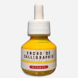 [JACQUES HERBIN 11450] JACQUES HERBIN Calligraphy Ink 50ml Yellow