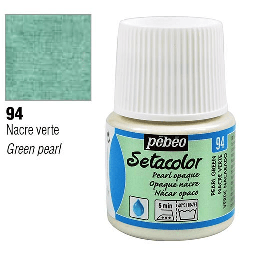 [PEBEO 202094] PEBEO Setacolor Pearl Opaque 45ml 94 Pearl Green