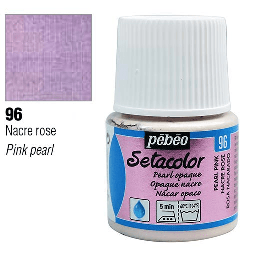 [PEBEO 202096] PEBEO Setacolor Pearl Opaque 45ml 96 Pearl Pink