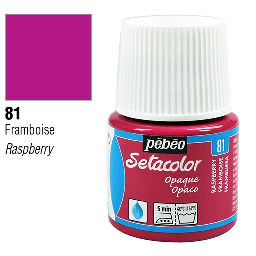 [PEBEO 295081] PEBEO Setacolor Opaque 45ml 81 Raspberry