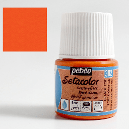 [PEBEO 295302] PEBEO Setacolor Suede Effect 45ml 302 Orange Zest