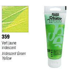 [PEBEO 837359] PEBEO Studio Acrylic 100ml 359 Iridescent Green Yellow