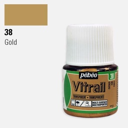 [PEBEO 050038] PEBEO Vitrail Glass Paint 45ml Gold