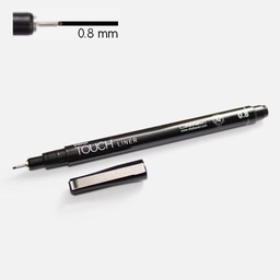 [SHINHAN 4110008] SHINHAN Touch Liner Drawing Pen 0.8mm Black
