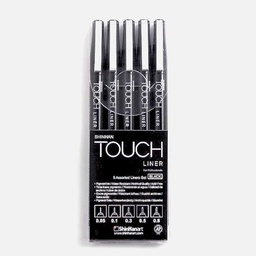 [SHINHAN 4100005] SHINHAN Touch Liner Drawing Pen Set x 5
