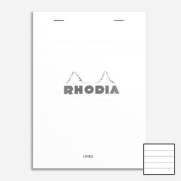 [RHODIA 16601] RHODIA Basics Notepad Lined 80gsm A5 x 80 White