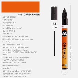 [MOLOTOW 127403] MOLOTOW One4All Acrylic Marker 1.5mm 085 DARE Orange