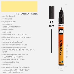 [MOLOTOW 127413] MOLOTOW One4All Acrylic Marker 1.5mm 115 Vanilla Pastel