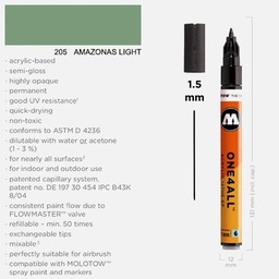 [MOLOTOW 127423] MOLOTOW One4All Acrylic Marker 1.5mm 205 Amazonas Light