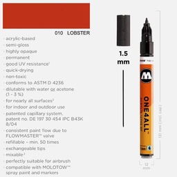 [MOLOTOW 127424] MOLOTOW One4All Acrylic Marker 1.5mm 010 Lobster
