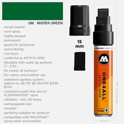 [MOLOTOW 627209] MOLOTOW One4All Acrylic Marker 15mm 096 Mister Green