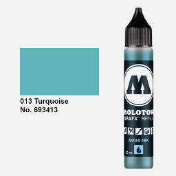 [MOLOTOW 693413] MOLOTOW Aqua Ink Refill 30ml Turquoise