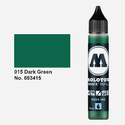 [MOLOTOW 693415] MOLOTOW Aqua Ink Refill 30ml Dark Green