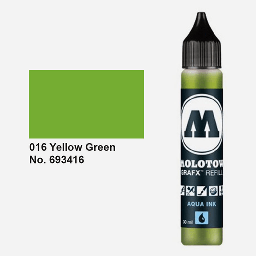 [MOLOTOW 693416] MOLOTOW Aqua Ink Refill 30ml Yellow Green