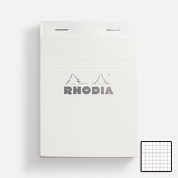 [RHODIA 13201] RHODIA Basics Graph Notepad 80gsm A6 x 80 White