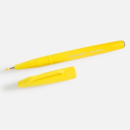 [PENTEL SES15C-G] PENTEL Fude Touch Brush Pen Yellow