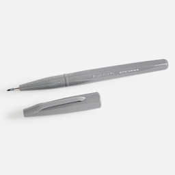[PENTEL SES15C-N] PENTEL Fude Touch Brush Pen Grey