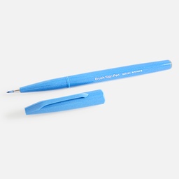 [PENTEL SES15C-S] PENTEL Fude Touch Brush Pen Sky Blue