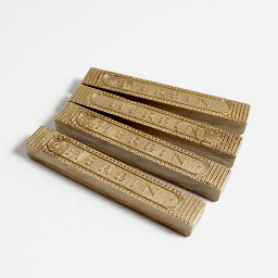 [JACQUES HERBIN 33104T] JACQUES HERBIN Supple Wick Wax Gold x 4