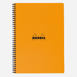 [RHODIA 193108] RHODIA Classic Spiral Book 80gsm Lined A4+ x 80 Orange