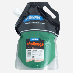 [DERIVAN 1C2LG] DERIVAN Challenge Acrylic Paint 2000ml Green