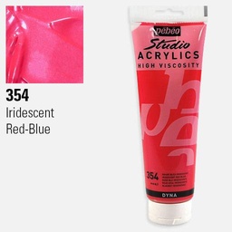 [PEBEO 169354] PEBEO Studio Acrylic 250ml Iridescent Red-Blue
