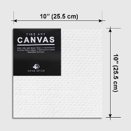 [OVJ A1010] OVJ Cotton Canvas Board 280gsm Square 10” x 10”