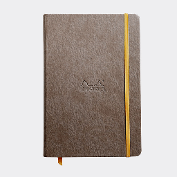 [RHODIA 118743] RHODIA Rhodiarama Notebook 90gsm Lined A5 x 96 Chocolate