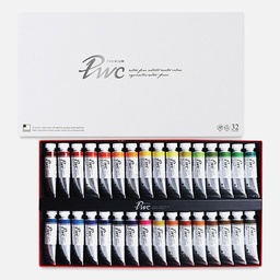 [SHINHAN 1215150-0032] SHINHAN Premium Watercolor 15ml Set x 32