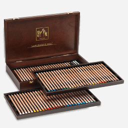 [CARAN D'ACHE 6901.476] CARAN D'ACHE Luminance Color Pencil Wooden Box Set x 76