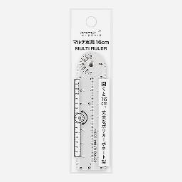 [MIDORI 42263006] MIDORI Multi Plastic Ruler 16cm Clear