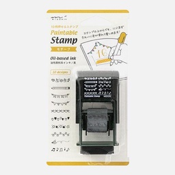 [MIDORI 35382006] MIDORI Paintable Rotating Stamp Motif