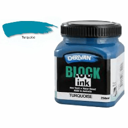 [DERIVAN 1B2T] DERIVAN Block Ink 250ml Turquoise
