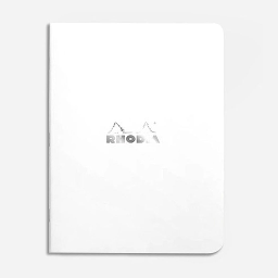 [RHODIA 119187] RHODIA Classic Stapled Notebook 80gsm Lined A5 x 48 White