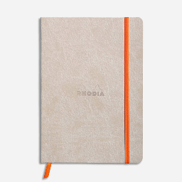 [RHODIA 117405] RHODIA Softcover Notebook 90gsm Lined A5 x 80 Beige