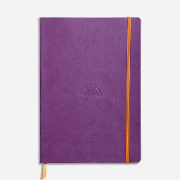 [RHODIA 117410] RHODIA Softcover Lined Notebook 90gsm A5 x 80 Purple