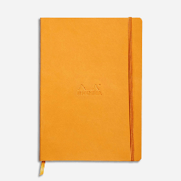 [RHODIA 117415] RHODIA Softcover Notebook 90gsm Lined A5 x 80 Orange