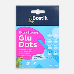 [BOSTIK 5000403109824] BOSTIK Extra Strong Glu Dots x 64