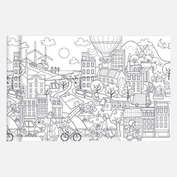 [AVENUE MANDARINE GY083] AVENUE MANDARINE Graffy Roll Ecological City 90gsm 35cm x 5m