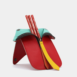 [VIARCO EDJACKET-RED] VIARCO Leather Jacket Pen Case Red