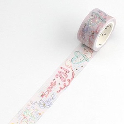 [BGM BM-SPPD005] BGM Washi Tape 20mm Paradise Ribbon