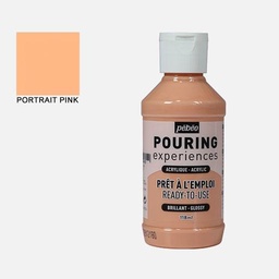 [PEBEO 524615] PEBEO Pouring Acrylic Paint 118ml Portrait Pink