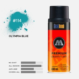 [MOLOTOW 327021] MOLOTOW Premium Spray Paint 400ml 114 Olympia Blue