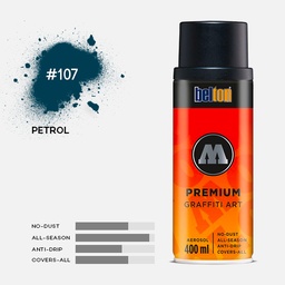 [MOLOTOW 327027] MOLOTOW Premium Spray Paint 400ml 107 Petrol