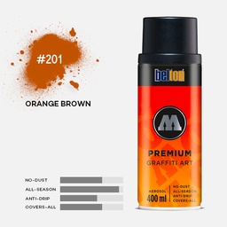 [MOLOTOW 327076] MOLOTOW Premium Spray Paint 400ml 201 Orange Brown