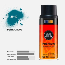[MOLOTOW 327107] MOLOTOW Premium Spray Paint 400ml 112 Petrol Blue