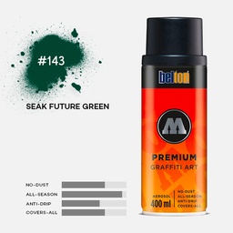 [MOLOTOW 327145] MOLOTOW Premium Spray Paint 400ml 143 SEAK Future Green