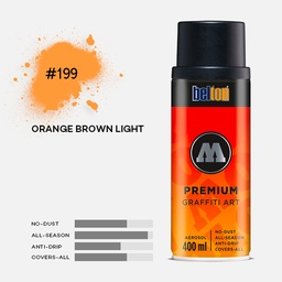 [MOLOTOW 327181] MOLOTOW Premium Spray Paint 400ml 199 Orange Brown Light