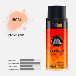 [MOLOTOW 327187] MOLOTOW Premium Spray Paint 400ml 024 Peach Light
