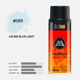 [MOLOTOW 327211] MOLOTOW Premium Spray Paint 400ml 089 Azure Blue Light